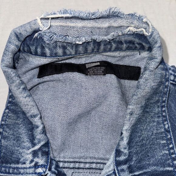 Marithe Francois Girbaud Denim Vest Mens XL Faded Street Grunge Hip Hop,‎ Y2K - Picture 15 of 15